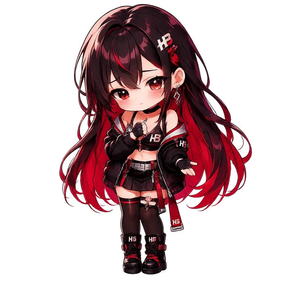 Hentai Bros mascot looking apologetic